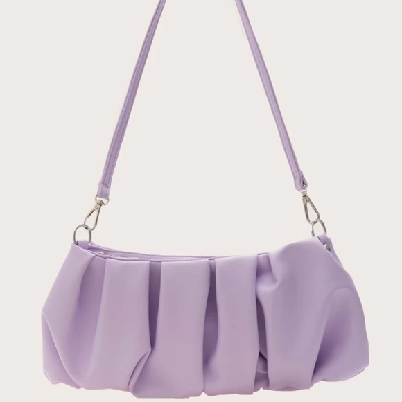 New‼️Purple Rushed Bag - Picture 2 of 5